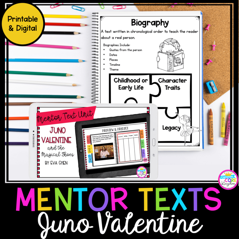 Mentor Text Unit Juno Valentine