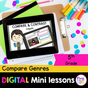 Digital Mini Lessons - Compare Genres - RL.5.9