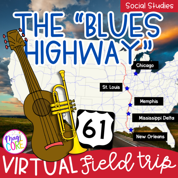 Virtual Field Trip Highway 61 Blues Music Google Slides Digital Resource