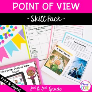 Point of View in Fiction Skill Pack Bundle – RL.2.6 & RL.3.6 - Print & Digital