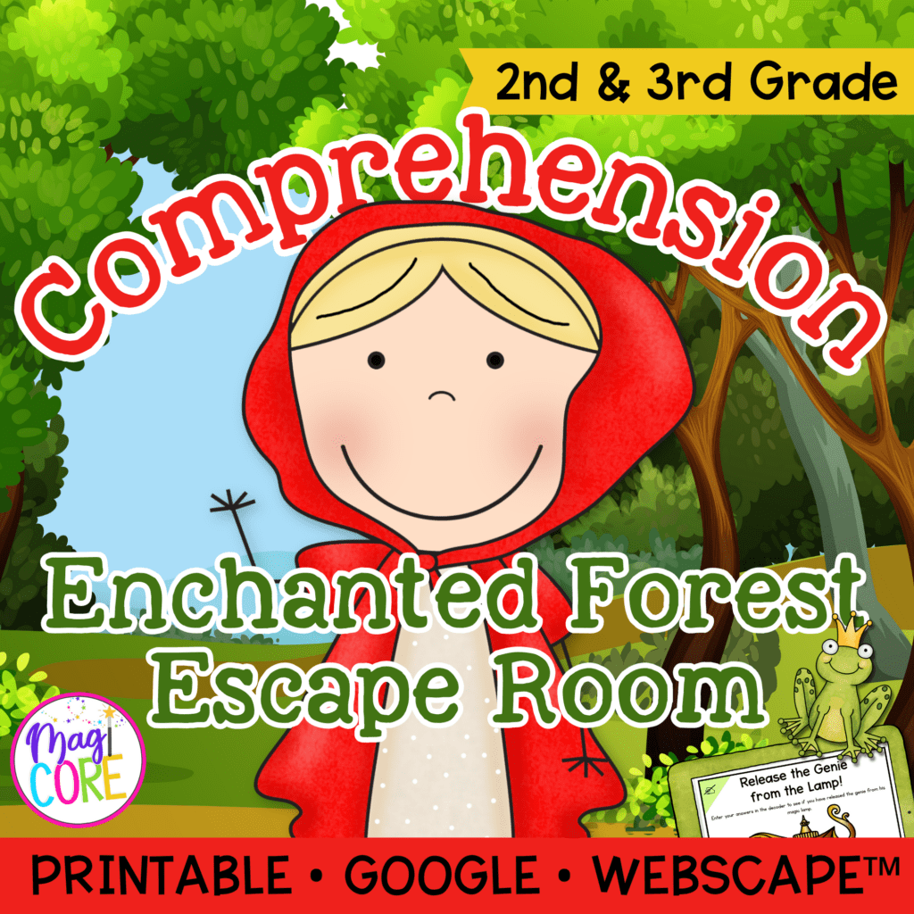 Comprehension Review Escape Room 2nd & 3rd | MagiCore