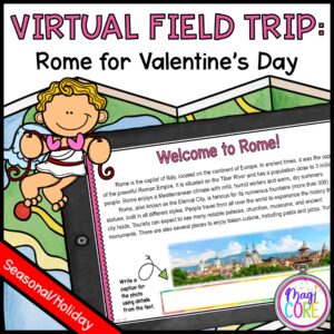 Virtual Field Trip to Rome for Valentine's Day - Google Slides & Seesaw