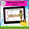 Measuring Length for 2nd Grade in Google Slides Format
