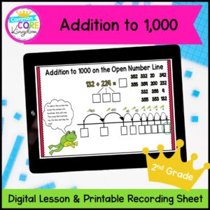 Addition to 1000 Mini Lesson for 2nd Grade