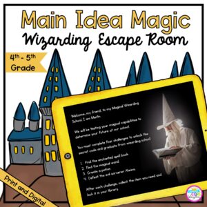 Main Idea Magic Wizarding Escape Room