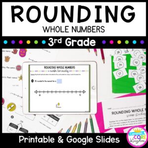 Rounding Whole Numbers 3rd Grade