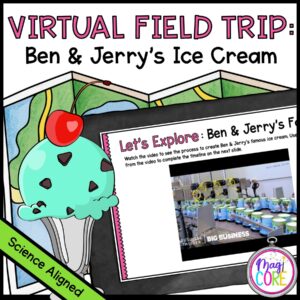 Virtual Field Trip to Ben & Jerry's Ice Cream Factory in Google Slides and Seesaw Format with Answer Key