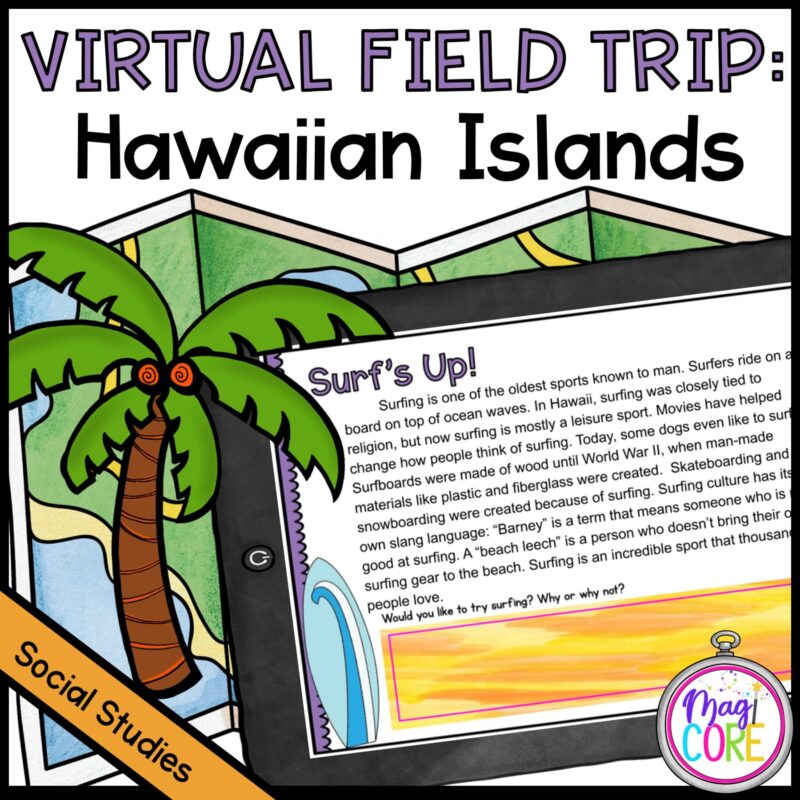 Virtual Field Trip to Hawaii in Google Slides & Seesaw Format