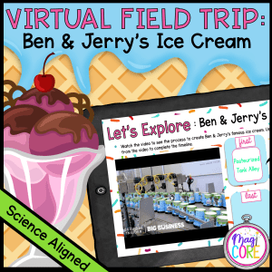 Virtual Field Trip to Ben & Jerry's Ice Cream Factory - Google Slides & Seesaw