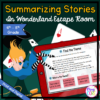 Summarizing Stories in Wonderland Escape Room & Webscape™ - 4th & 5th Grade