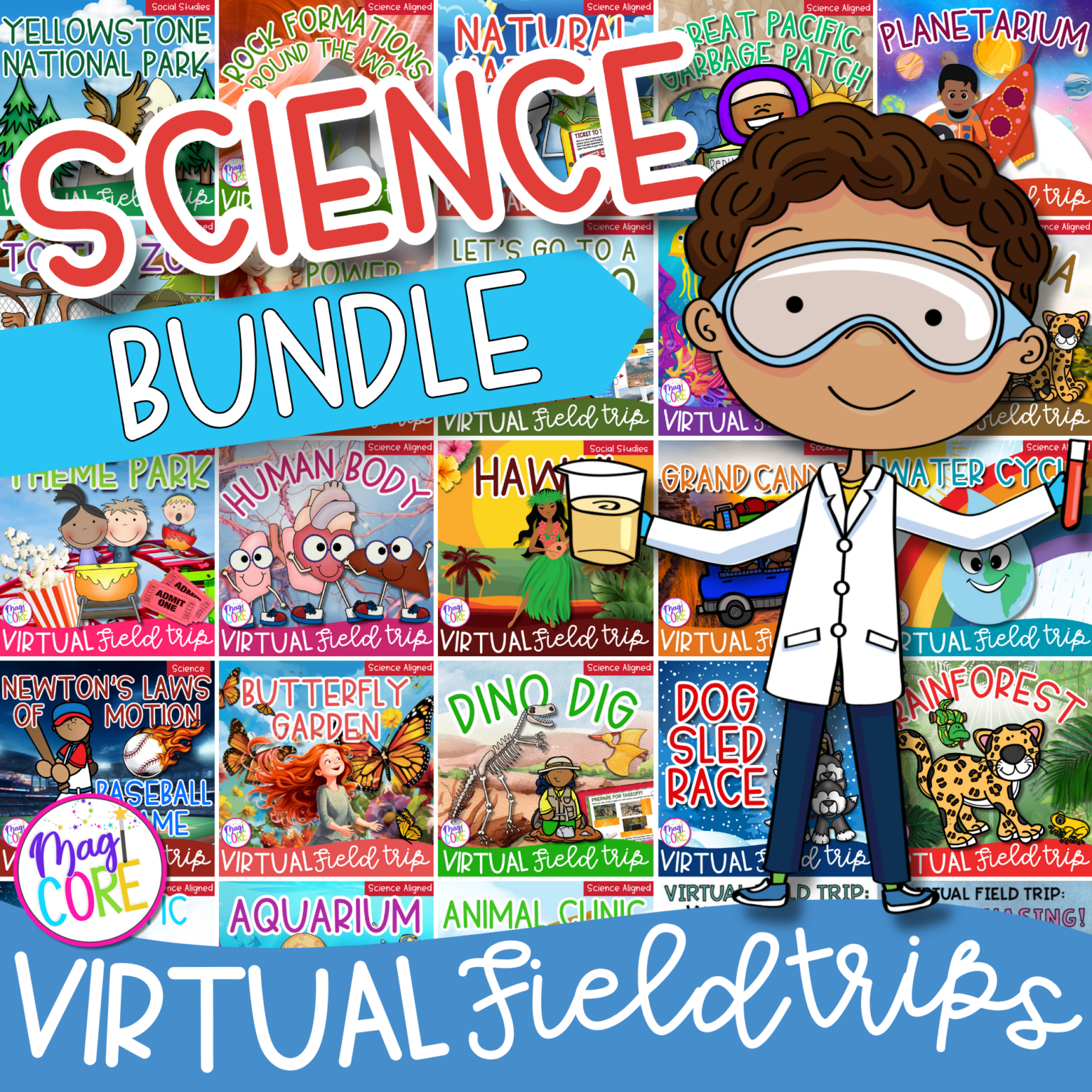 Science Virtual Field Trips Growing Bundle | MagiCore