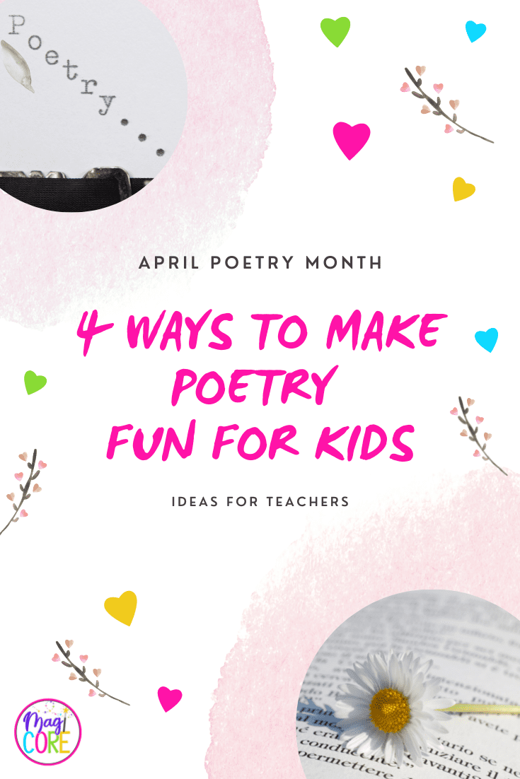 Four Fun Ways to Celebrate National Poetry Month Pin