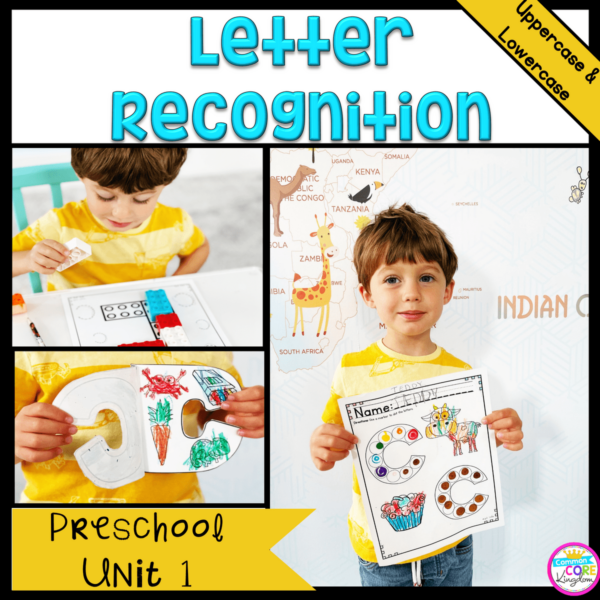 Letter Recognition Preschool Unit 1