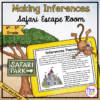 Making Inferences Safari Webscape™ Escape Room - 4th & 5th Grade Reading Games