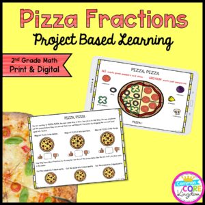 Pizza Fraction Project Learning for 2nd Grade