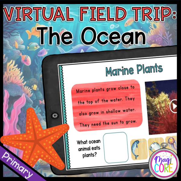 Virtual Field Trip to the Ocean - Primary - Google Slides & Seesaw
