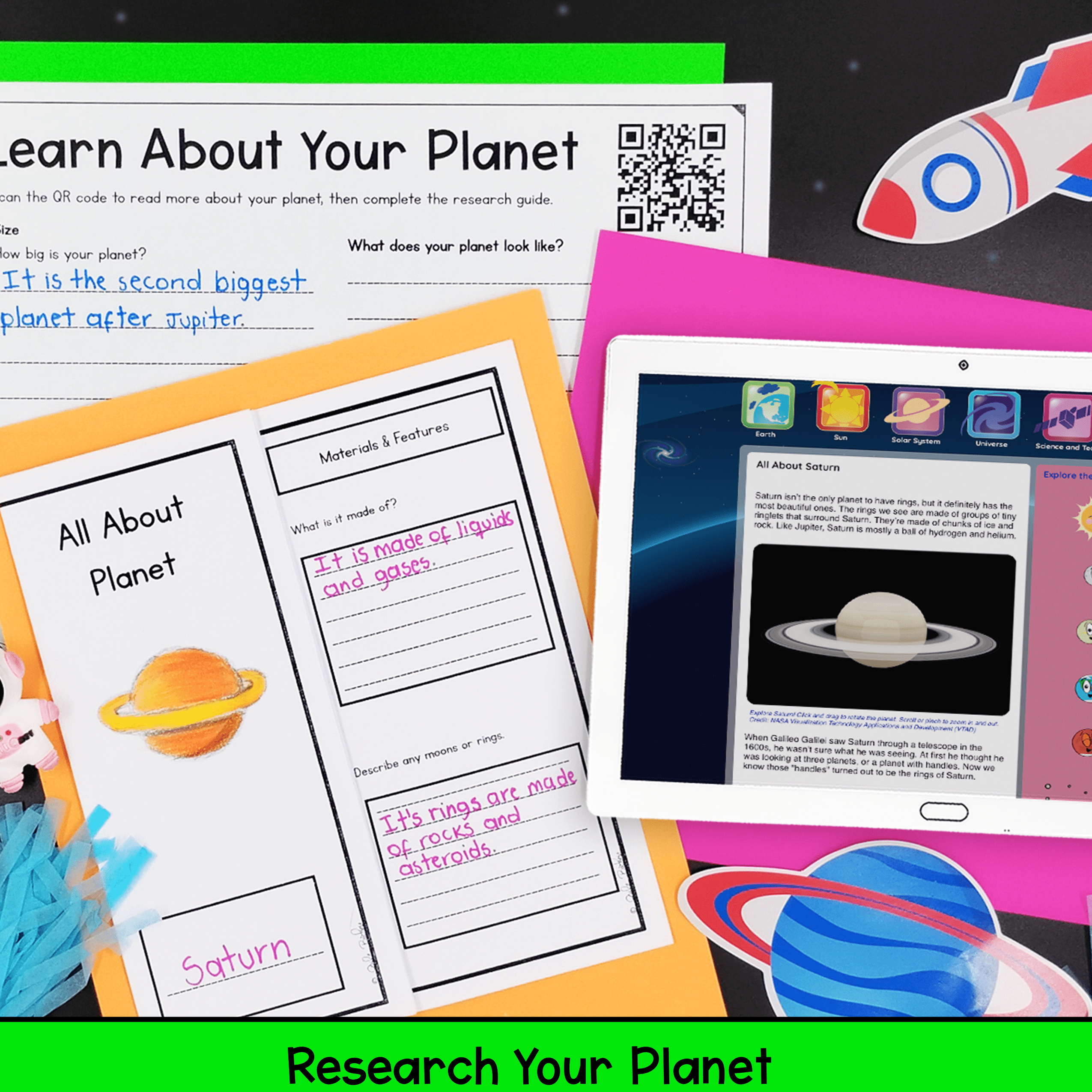 Plan a Trip to Space Writing PBL- 2nd-5th Grade | MagiCore