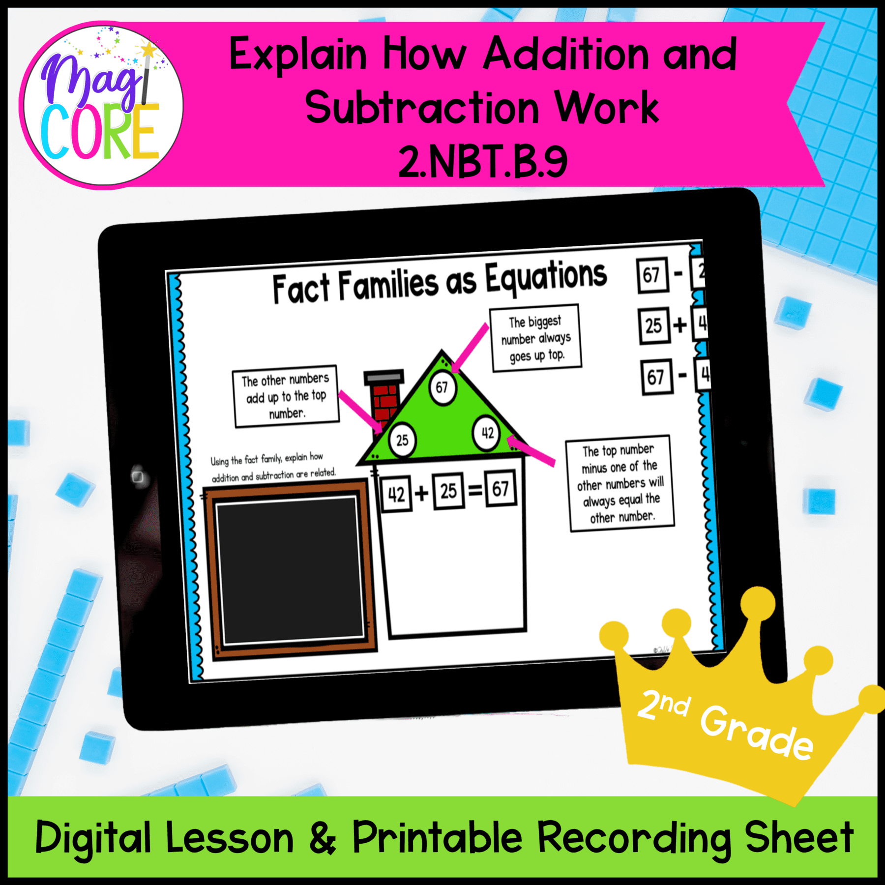 Explaining Addition & Subtraction - 2nd Grade Math Digital Mini Lesson 2.NBT.B.9