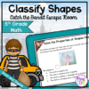 Classify Shapes Geometry Escape Room - 5th Grade Math - Digital & Printable