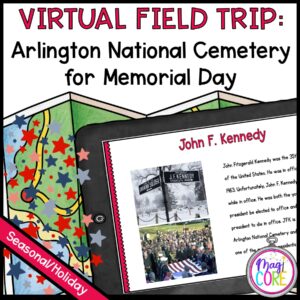 Virtual Field Trip to Arlington Cemetery for Memorial Day in Google Slides & Seesaw Format