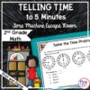 Telling Time to 5 Minutes Escape Room - 2nd Grade Math - Digital & Printable