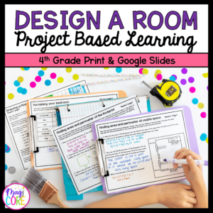 4th Grade Math PBL - Design a Bedroom Project Based Learning