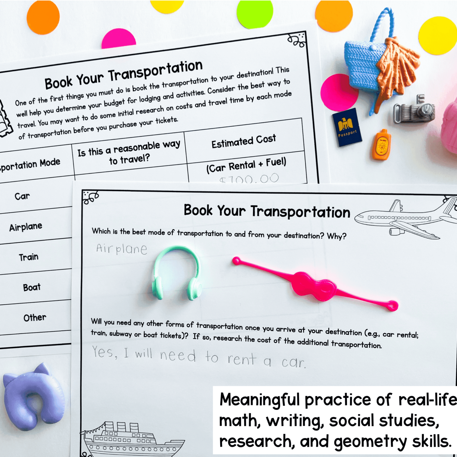 Plan a Vacation Project Learning for 4th-6th Grade | MagiCore