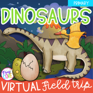 Virtual Field Trip Dinosaurs 1st Grade Google Slides & Seesaw Activity