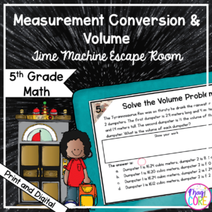 Measurement Conversion & Volume Escape Room - Digital & Printable