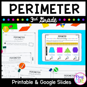 Perimeter of Polygons - 3rd Grade Math Unit 3.MD.D.8 Worksheets Activities Games
