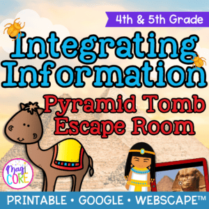 Integrating Information Escape Room & Webscape™ - 4th & 5th Grade