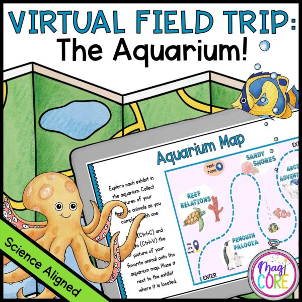 Virtual Field Trip to an Aquarium in Google Slides & Seesaw Format