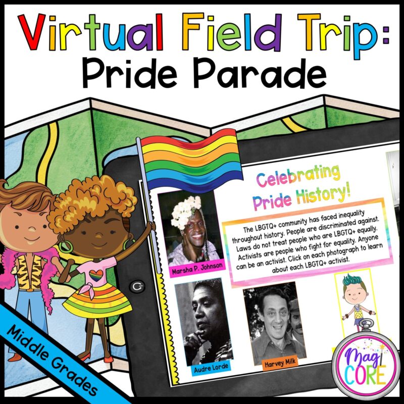 Virtual Field Trip to LGBTQ Pride in Google Slides & Seesaw Format