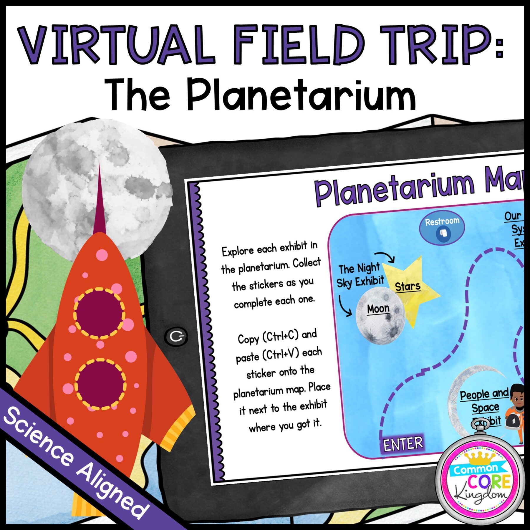 Virtual Field Trip to the Planetarium - Google Slides & Seesaw