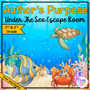 Author's Purpose & Point of View Reading Escape Room & Webscape™ 2nd & 3rd Grade