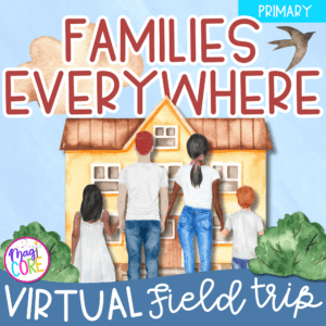 Virtual Field Trip Family Structures Types 1st Grade Google Slides & Seesaw