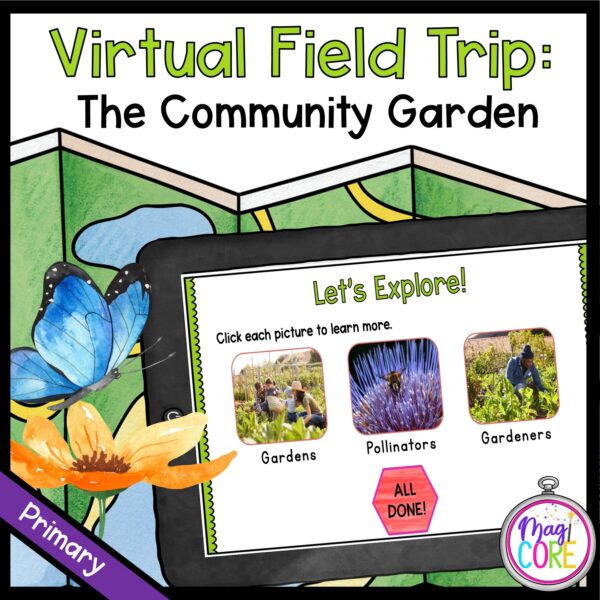 Virtual Field Trip: Community Garden – Primary – Google Slides & Seesaw