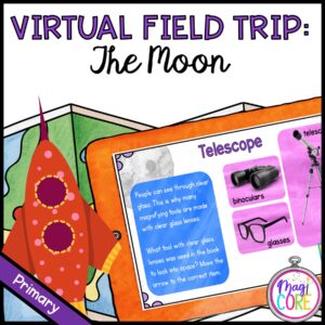 Virtual Field Trip to the Moon - Primary - Google Slides & Seesaw