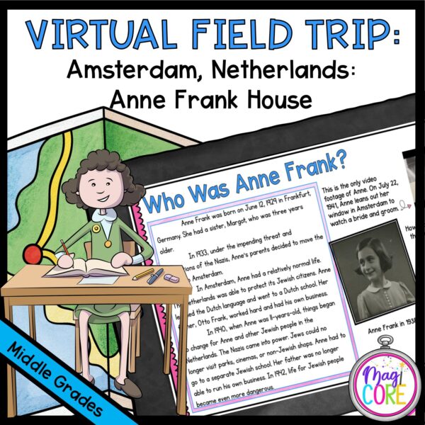 Virtual Field Trip to Amsterdam: Anne Frank's House - Google Slides & Seesaw