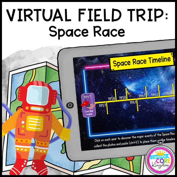 Virtual Field Trip - Space Race - Google Slides & Seesaw