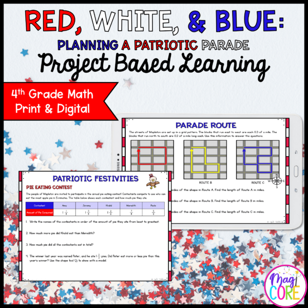 4th Grade PBL - Plan a Patriotic Parade Project Based Learning
