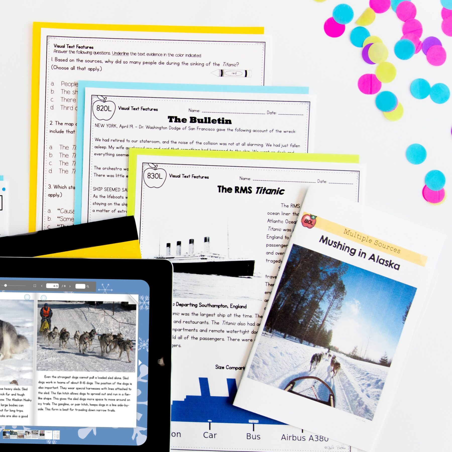 Multiple Sources in Nonfiction Skill Pack – RI.5.7 – Print & Digital - Image 8