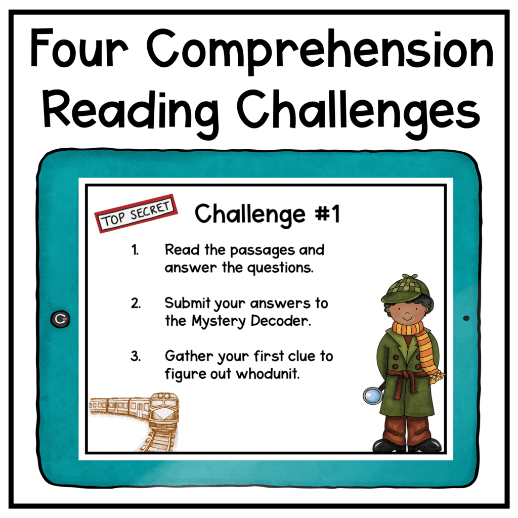 Whodunit Reading Review Escape Room - 2nd & 3rd Grade | MagiCore