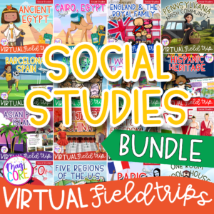 Social Studies Virtual Field Trips GROWING BUNDLE Google Slides Digital Resource
