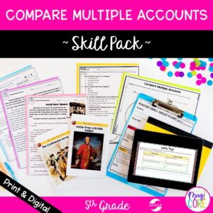 Compare Multiple Accounts in Nonfiction Skill Pack - RI.5.6 - Print & Digital