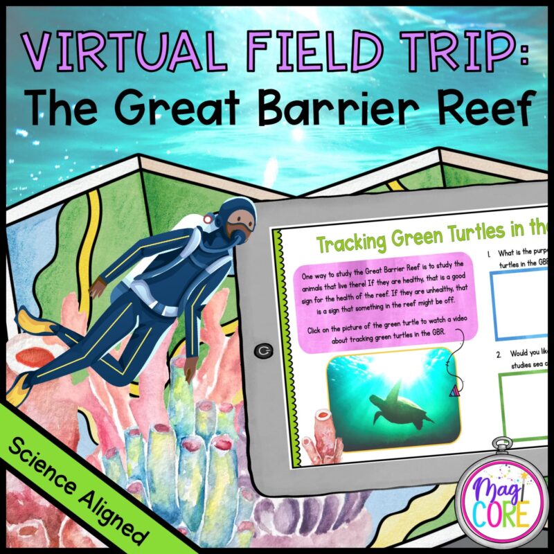 Virtual Field Trip to the Great Barrier Reef - Google Slides & Seesaw