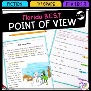 Point of View - 1st Grade Florida BEST Standards - B.E.S.T. ELA.1.R.1.3