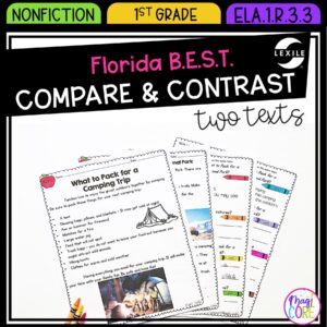 Compare Nonfiction - 1st Grade Florida BEST Standards - B.E.S.T. ELA.1.R.3.3