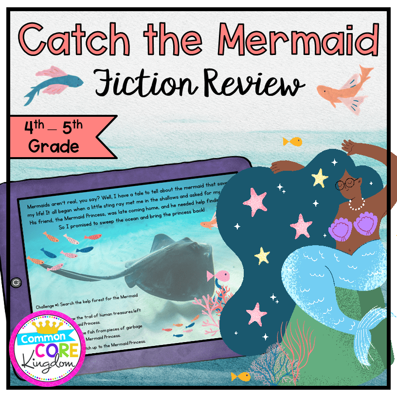 Fiction Review Escape Room - 4th & 5th Grade - Digital & Print
