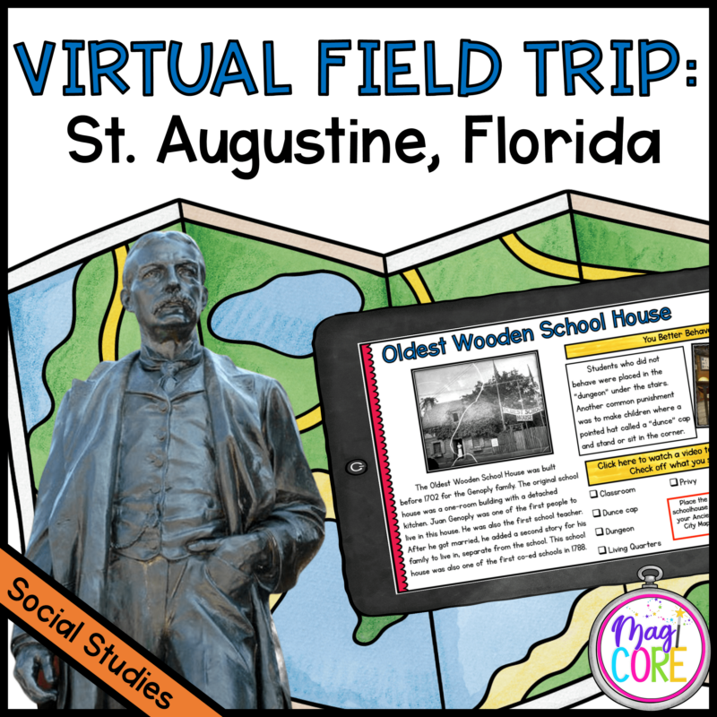 Virtual Field Trip to St. Augustine, Florida - Google Slides & Seesaw